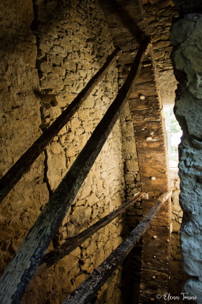 Ruota lignea originale del diam. di 8 m