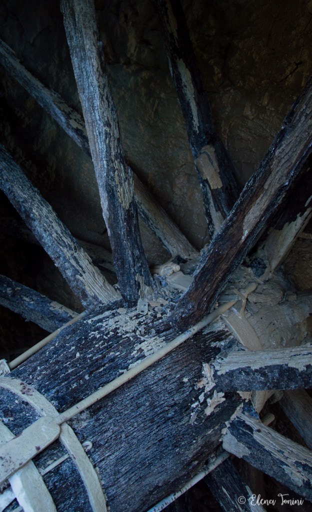 Ruota idraulica lignea